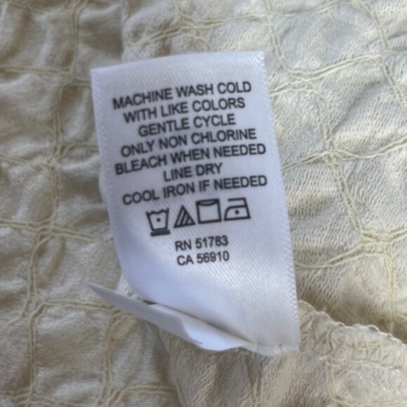 Maurices Textured Short Sleeve Top Womens XXL Beige New WOT - Picture 9 of 9